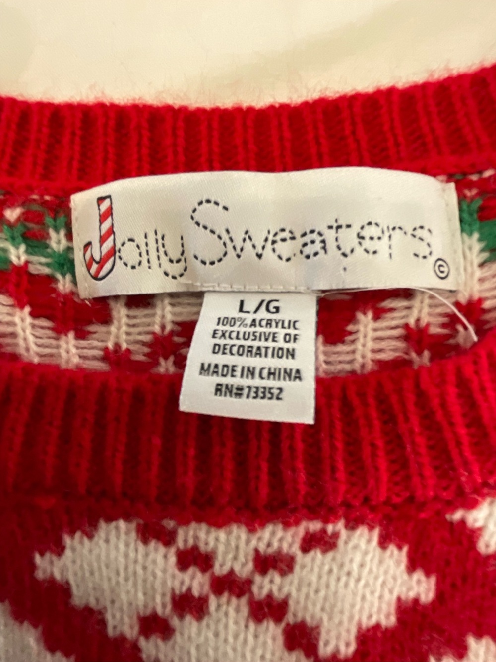 Jolly Sweaters Ugly Christmas Sweaters Llama Santa Women’s L/G - Picture 4 of 6